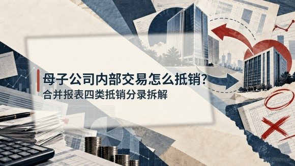 母子公司内部交易怎么抵销?合并报表四类抵销分录拆解