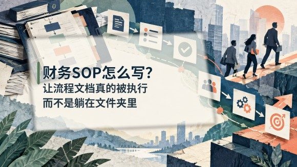 财务SOP怎么写?让流程文档真的被执行而不是躺在文件夹里