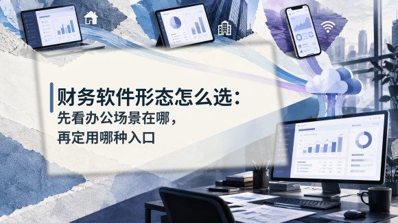财务软件形态怎么选:先看办公场景在哪,再定用哪种入口