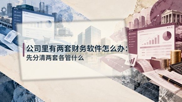 公司里有两套财务软件怎么办:先分清两套各管什么