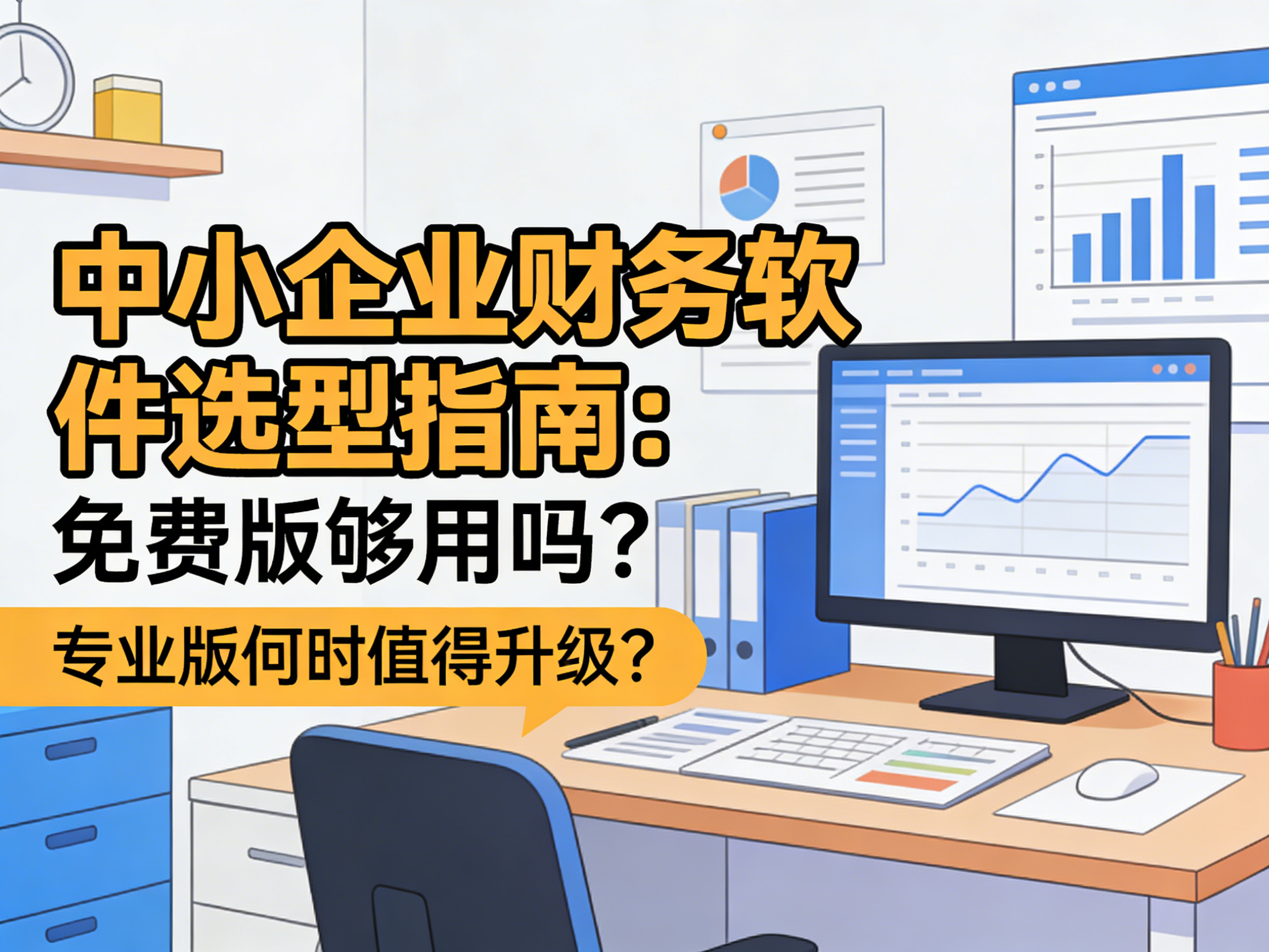 中小企业财务软件选型指南：免费版够用吗？专业版何时值得升级？