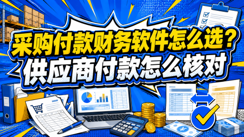 采购付款财务软件怎么选？供应商付款怎么核对