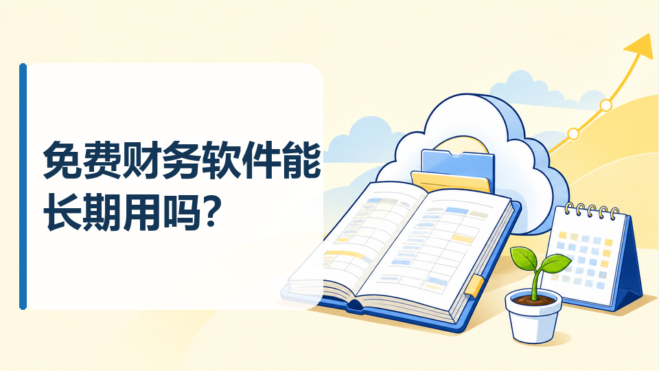 免费财务软件能长期用吗？小微企业选择方法