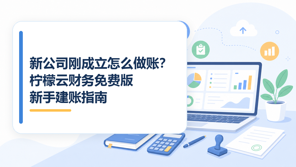 新公司刚成立怎么做账？免费财务软件新手建账指南