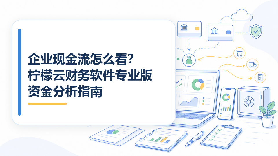企业现金流怎么看？财务软件资金分析指南