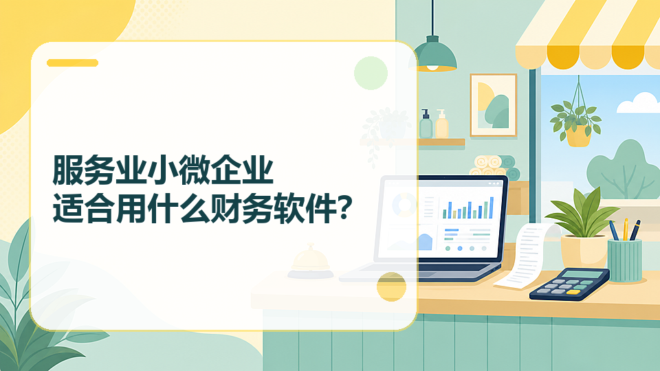 服务业小微企业适合用什么财务软件？