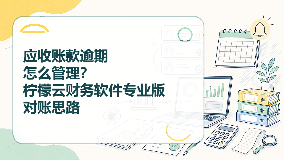 应收账款逾期怎么管理？柠檬云财务软件专业版对账思路