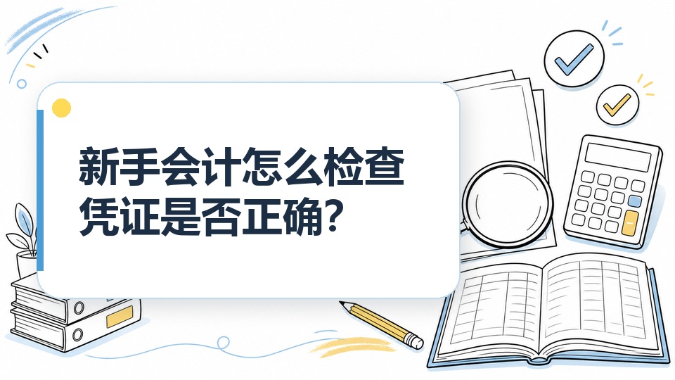新手会计怎么检查凭证是否正确？