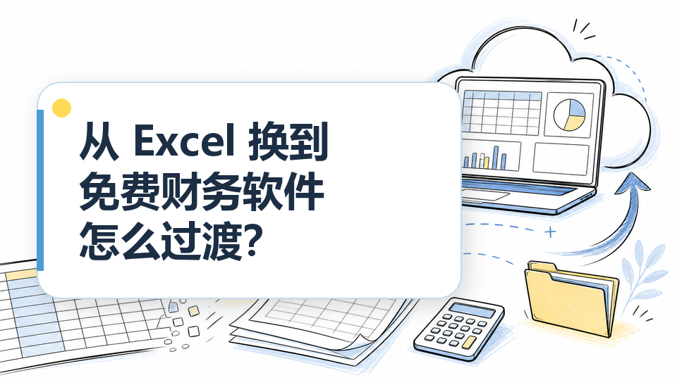 从Excel换到免费财务软件怎么过渡？