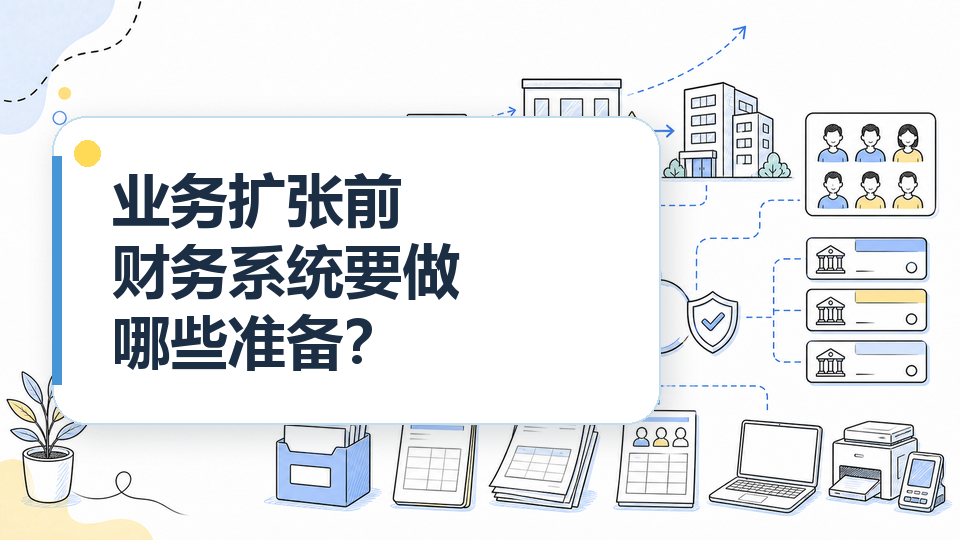 业务扩张前财务系统要做哪些准备？