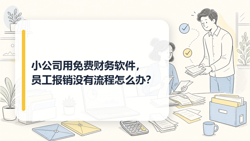 小公司用免费财务软件，员工报销没有流程怎么办？