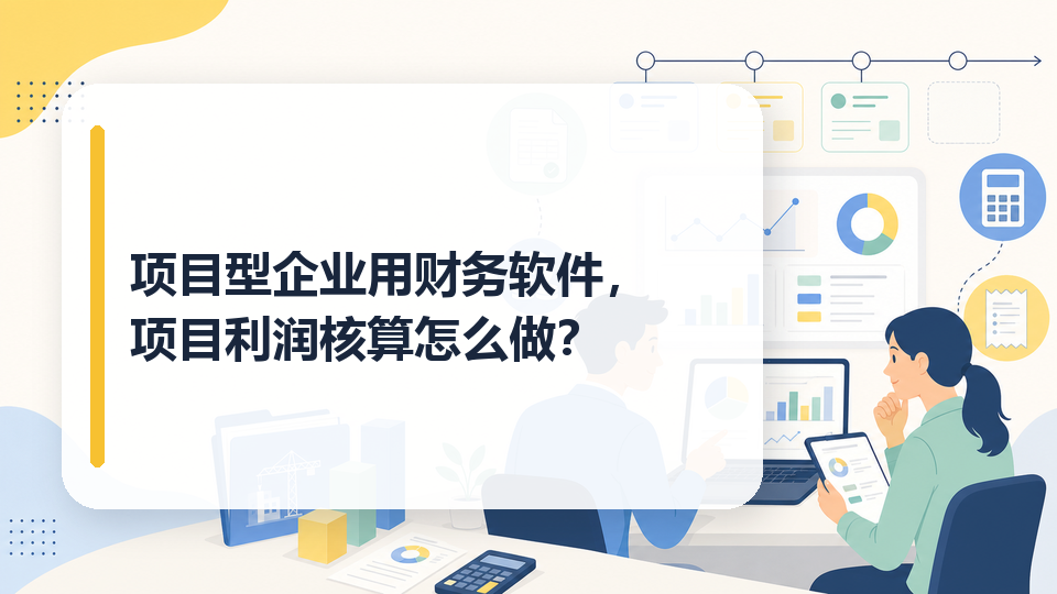 项目型企业用财务软件，项目利润核算怎么做？
