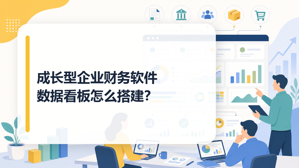 成长型企业财务软件数据看板怎么搭建？