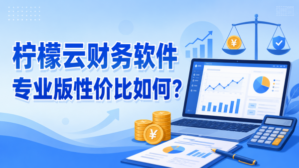 柠檬云财务软件专业版性价比如何？