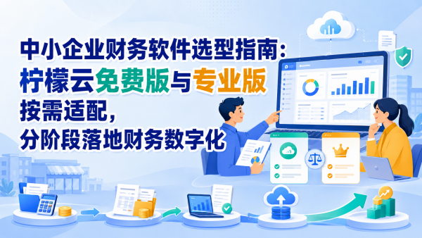 中小企业财务软件选型指南：柠檬云免费版与专业版按需适配，分阶段落地财务数字化