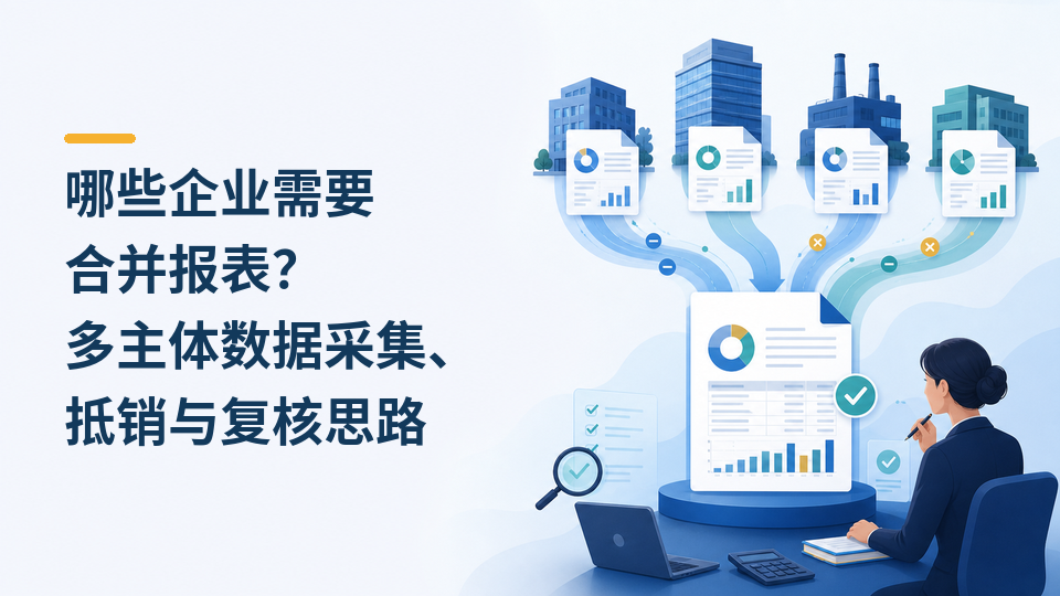 哪些企业需要合并报表？多主体数据采集、抵销与复核思路