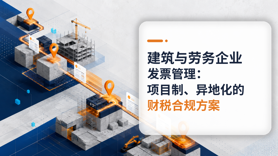 建筑与劳务企业发票管理：项目制、异地化的财税合规方案