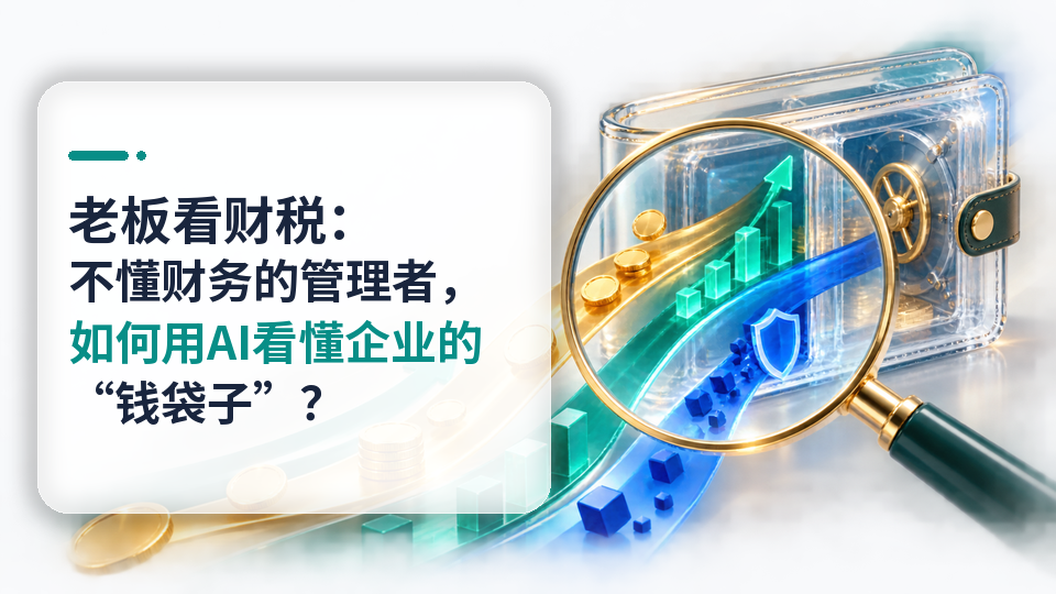 老板看财税：不懂财务的管理者，如何用AI看懂企业的"钱袋子"？