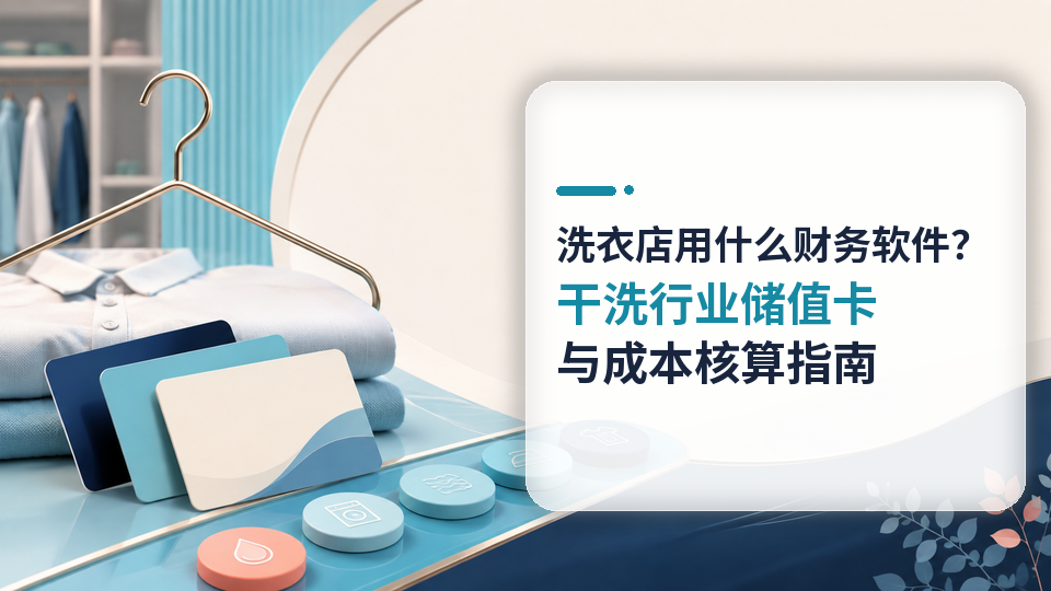 洗衣店用什么财务软件？干洗行业账务处理与选型指南