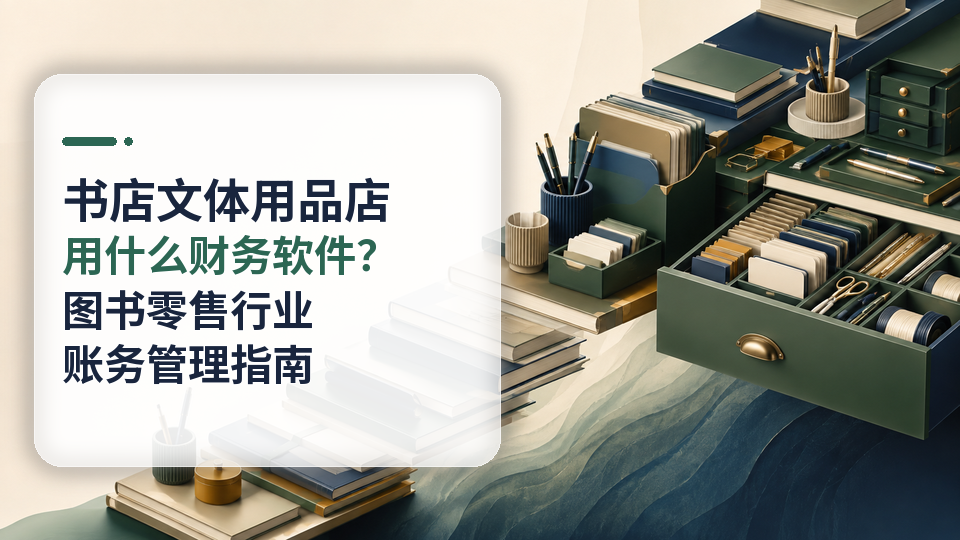 书店文体用品店用什么财务软件？图书零售行业账务管理指南