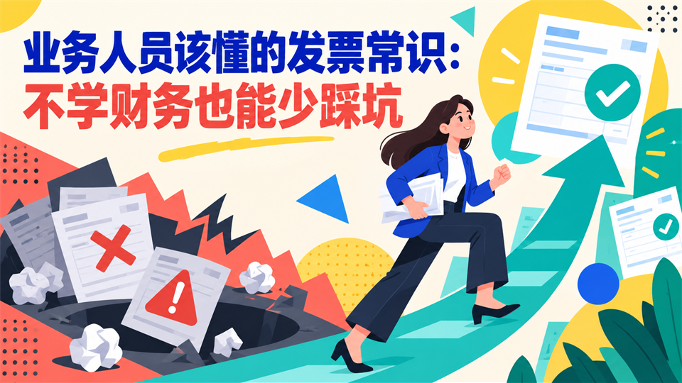 业务人员该懂的发票常识:不学财务也能少踩坑