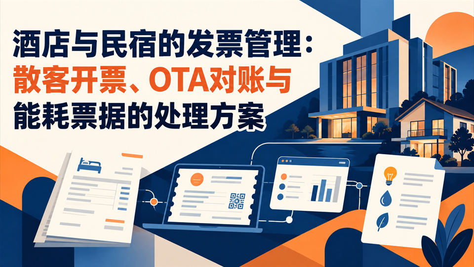 酒店与民宿的发票管理：散客开票、OTA对账与能耗票据的处理方案
