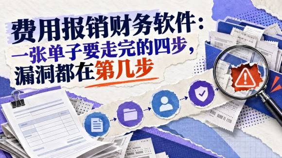 费用报销财务软件:一张单子要走完的四步,漏洞都在第几步