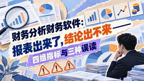 财务分析财务软件：报表出来了，结论出不来——四组指标与三种误读