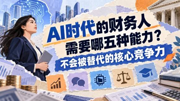 AI时代的财务人需要哪五种能力?不会被替代的核心竞争力
