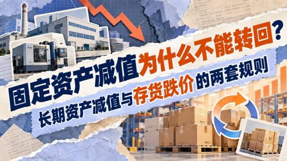 固定资产减值为什么不能转回?长期资产减值与存货跌价的两套规则