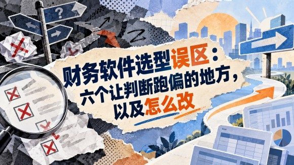 财务软件选型误区：六个让判断跑偏的地方，以及怎么改
