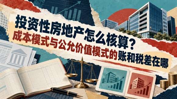 投资性房地产怎么核算?成本模式与公允价值模式的账和税差在哪