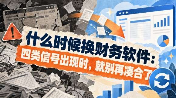 什么时候换财务软件:四类信号出现时,就别再凑合了