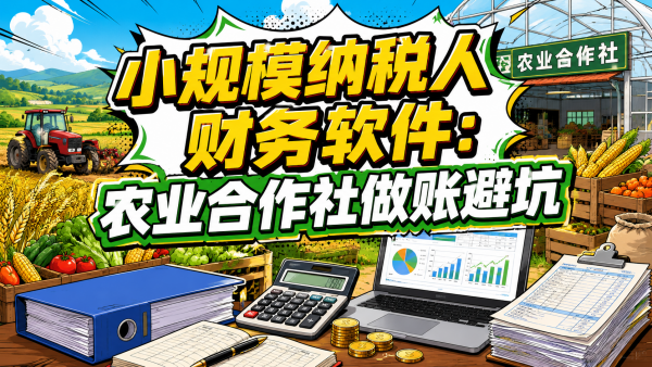 小规模纳税人财务软件：农业合作社做账避坑.png
