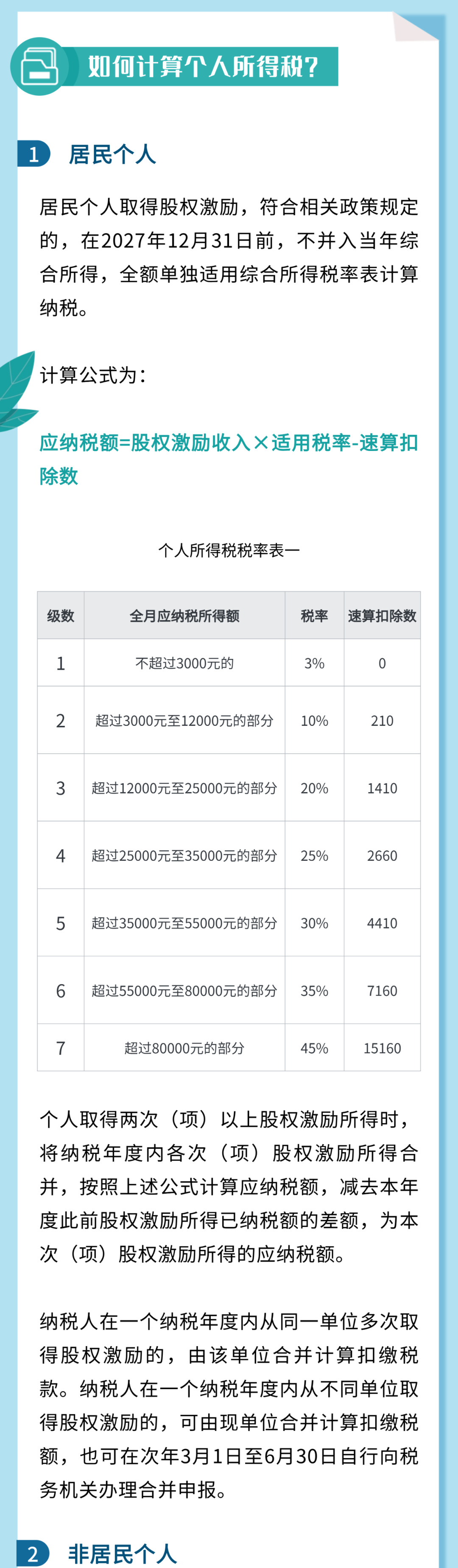 个人取得股权激励应该如何纳税?