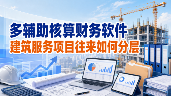 多辅助核算财务软件 建筑服务项目往来如何分层.png