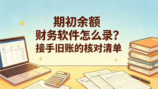 期初余额财务软件怎么录?接手旧账的核对清单_副本.png