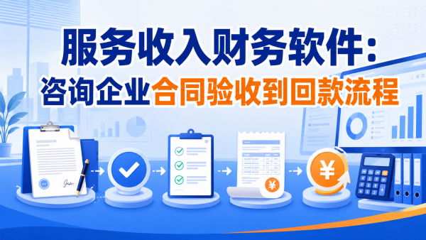 服务收入财务软件:咨询企业合同验收到回款流程.png