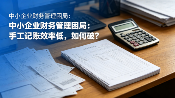 中小企业财务管理困局：手工记账效率低，如何破？.png