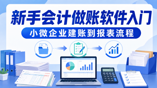 新手会计做账软件入门：小微企业建账到报表流程.png