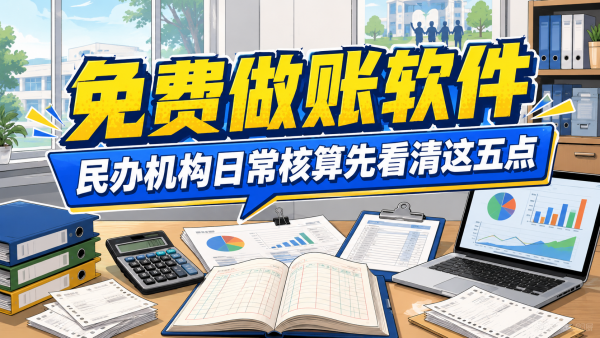 免费做账软件 民办机构日常核算先看清这五点.png