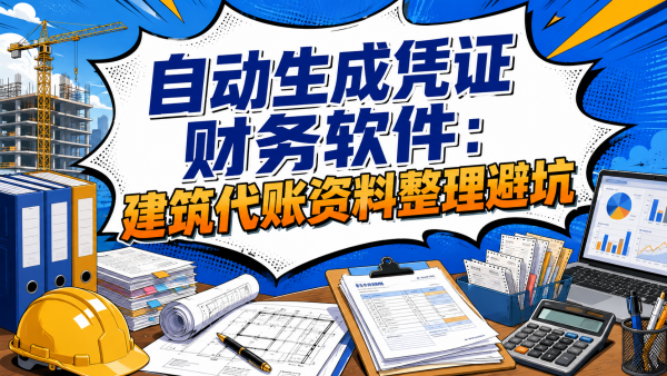 自动生成凭证财务软件：建筑代账资料整理避坑.png